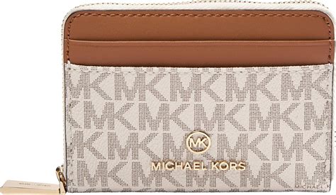 michael kors travel wallet acorn|Michael Kors small zip wallet.